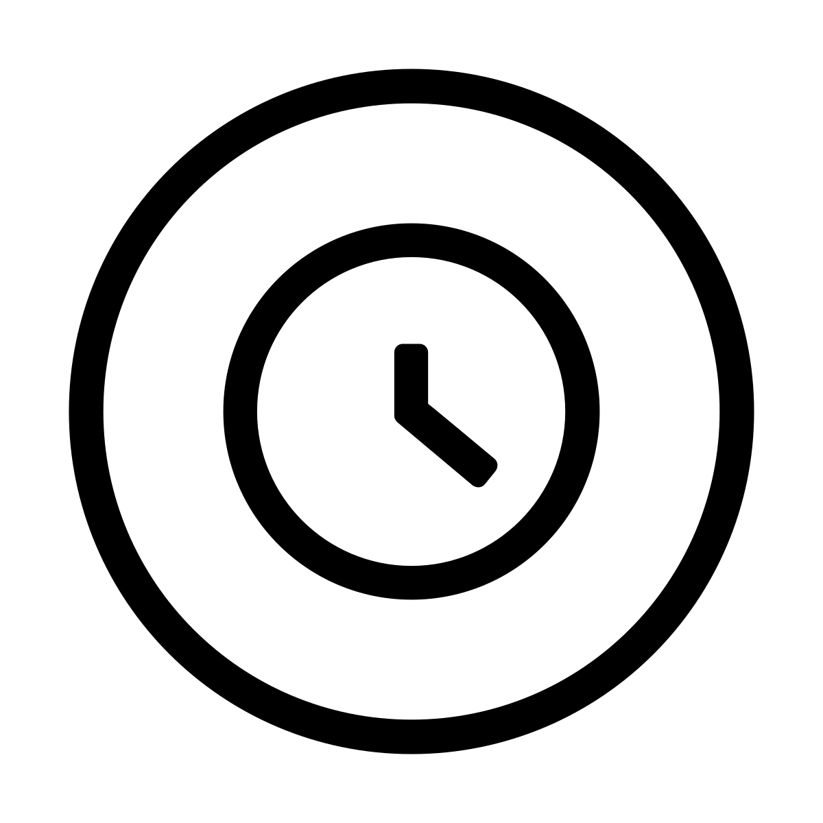 Digital Icons Clock