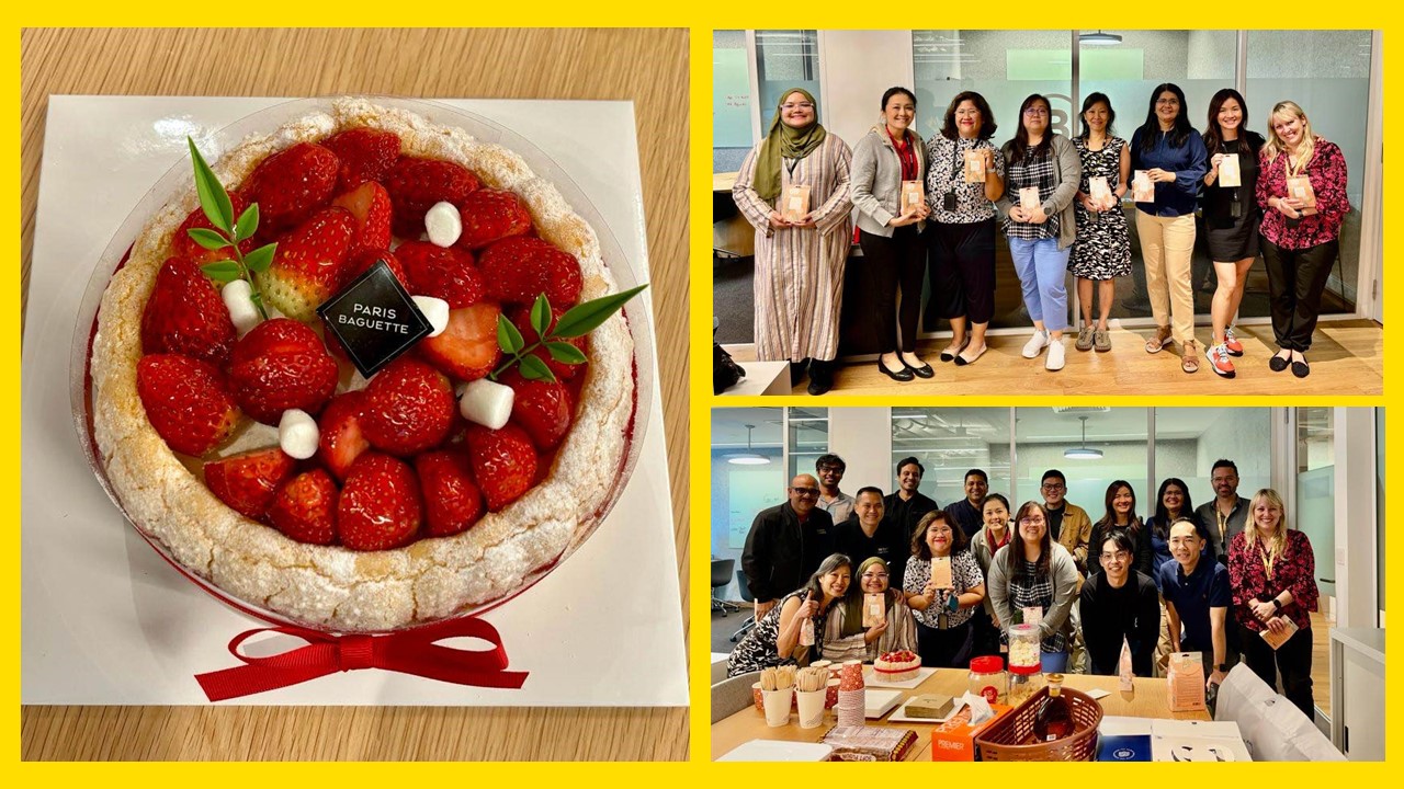 Singapore IWD Employees having a discussion
