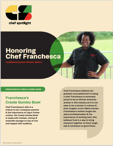 Chef Francesca Employees having a discussion